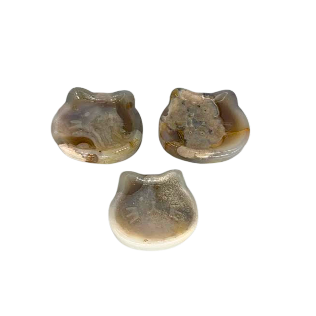Dendritic Agate Cat Dish