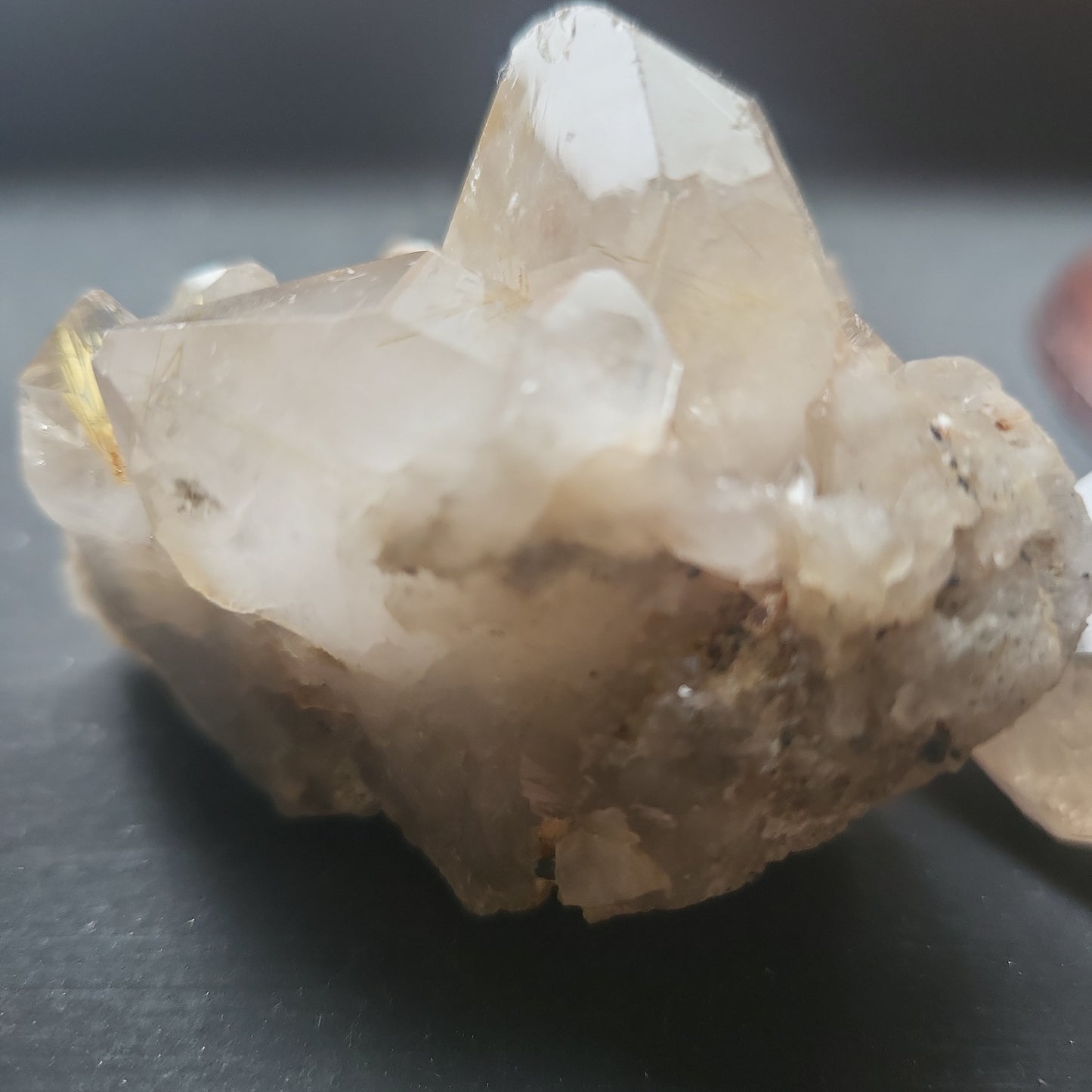 Rutilated Quartz Cluster