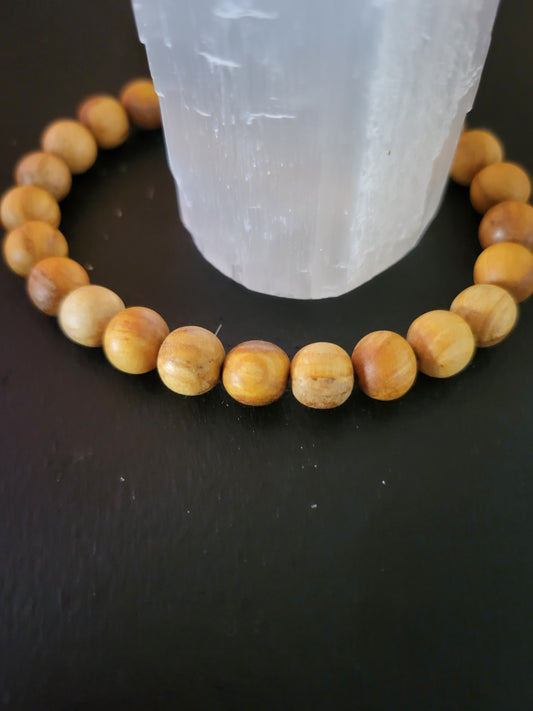 ✨ Palo Santo Beaded Bracelet – Sacred Cleansing & Grounding Energy ✨