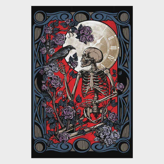 3D Gothic "Garden Conversation" Tapestry