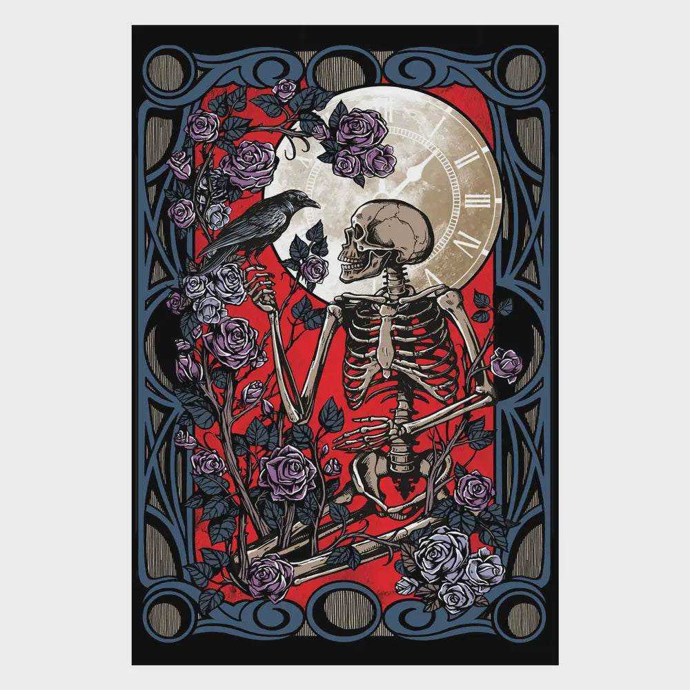 3D Gothic "Garden Conversation" Tapestry