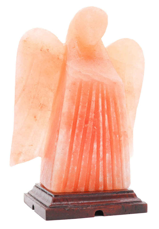 Himalayan Salt ANGEL Shaped Salt Lamp (7-8lb)