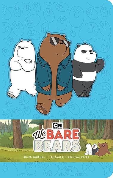 We Bare Bears Hardcover Ruled Journal