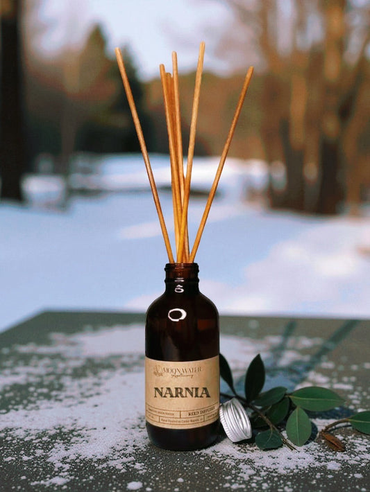 NARNIA - REED DIFFUSER & ROOM SPRAY -- Eucalyptus, Neroli -- Moon Water Apothecary (Copy) (Copy) (Copy)