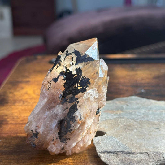 Natural Kundalini Citrine Phaser Cluster π β¨