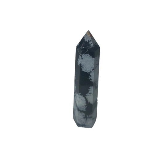 Snowflake Obsidian Point