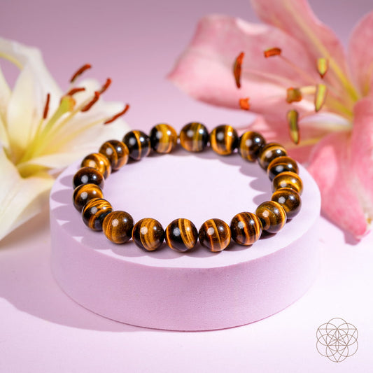 Built to Win – 7A Grade Tiger’s Eye Bracelet
