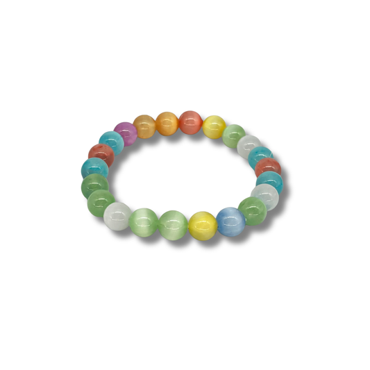 Rainbow Selenite Bracelet