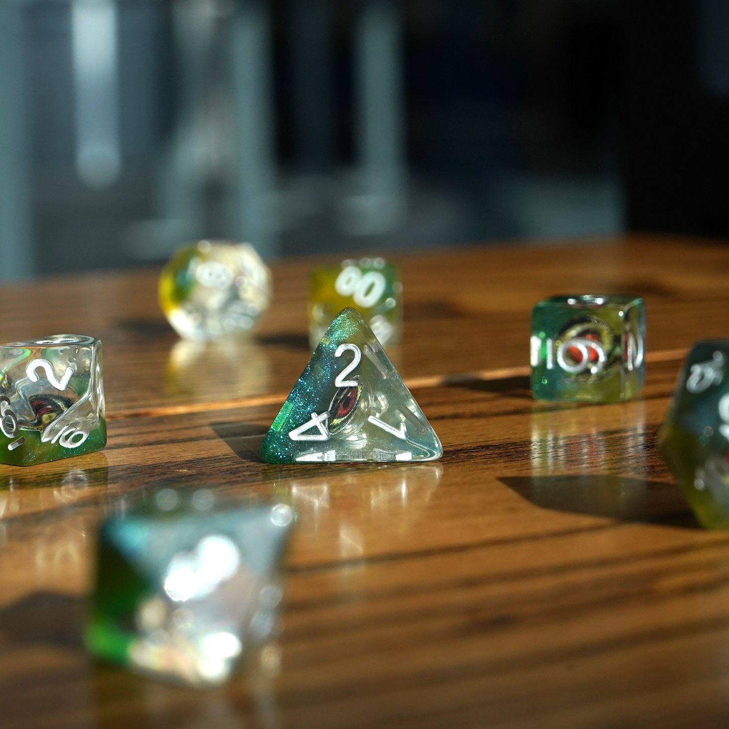 Dinosaur Eye Resin Dice