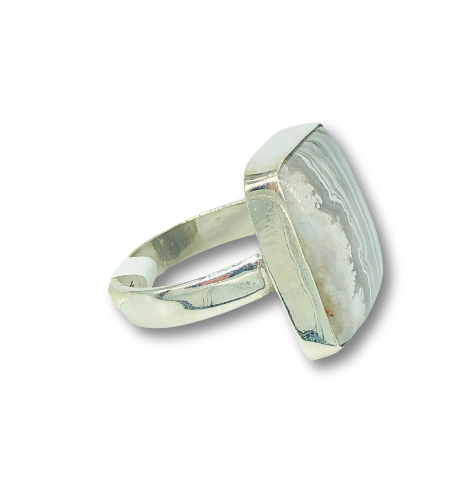 Zebra Calcite Ring