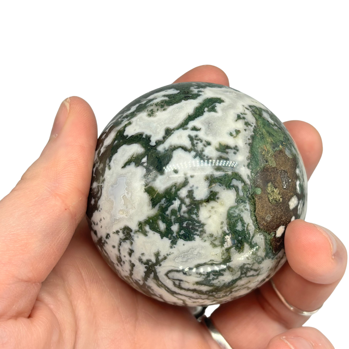 Moss Agate Sphere