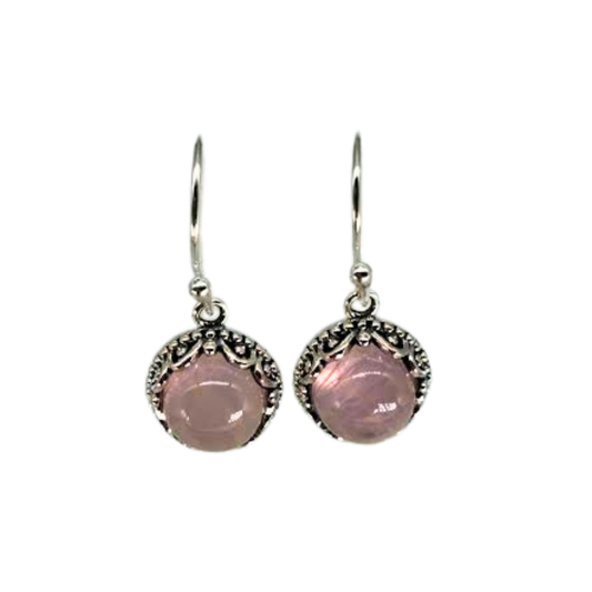 Rose Quartz Earrings