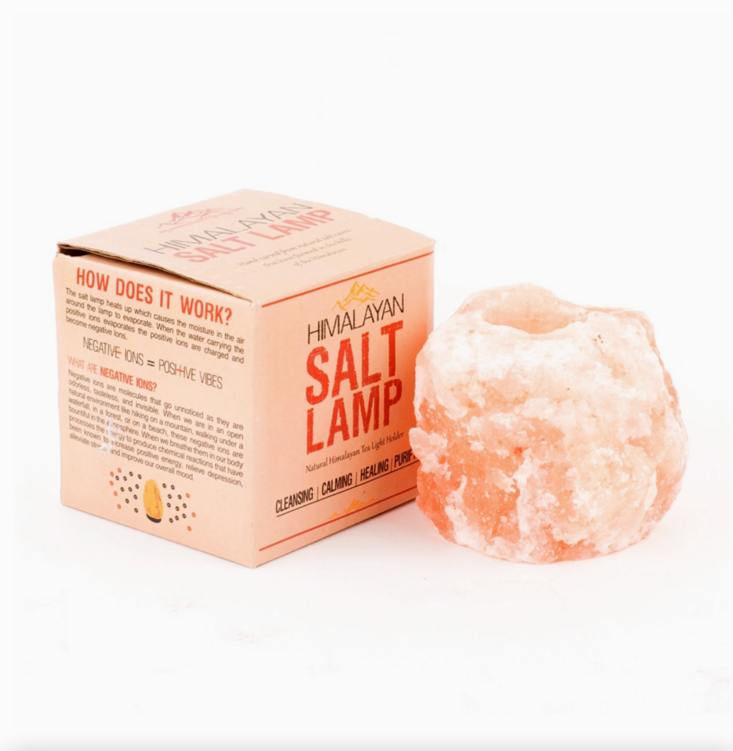 Himalayan Tea Light Candle Holder (Salt Lamp)