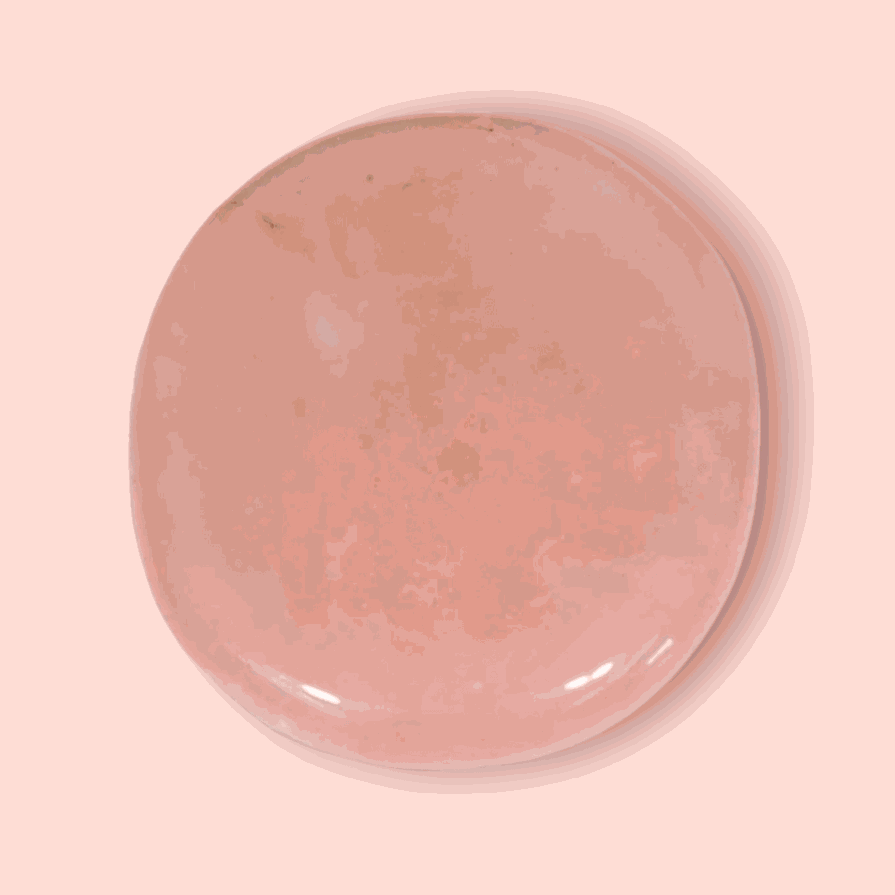 Gemstone cell phone grip holder-Rose Quartz palm stone
