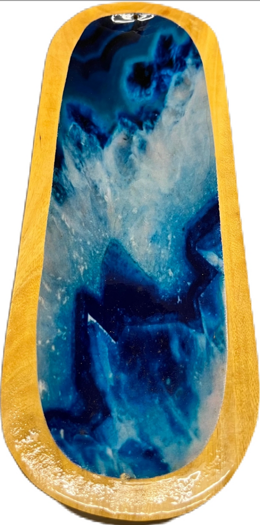 Handmade Wood Incense Burner Boat