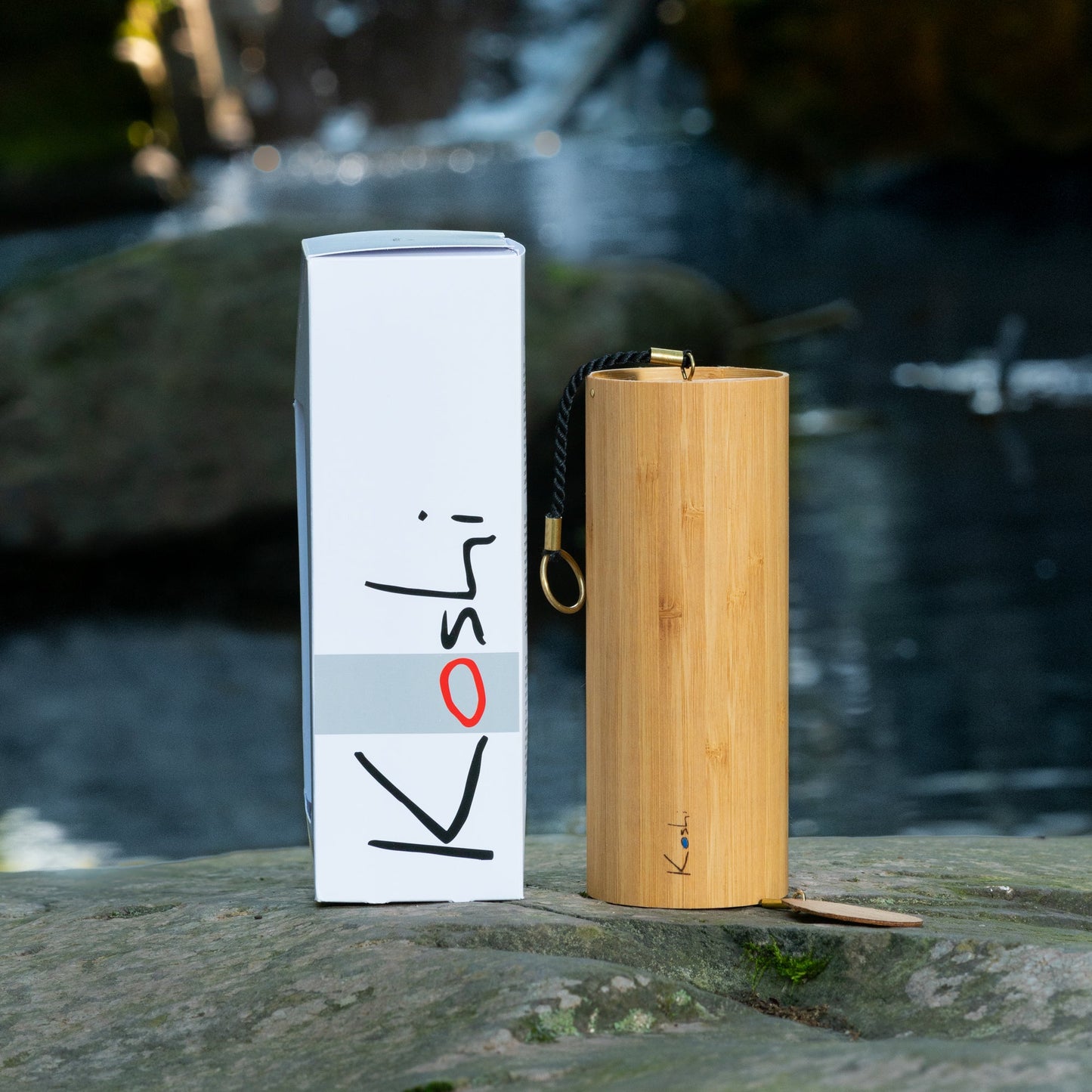 Koshi Chime Aqua (D-minor) Handcrafted Sound Healing Chime for Meditation and Sound Baths