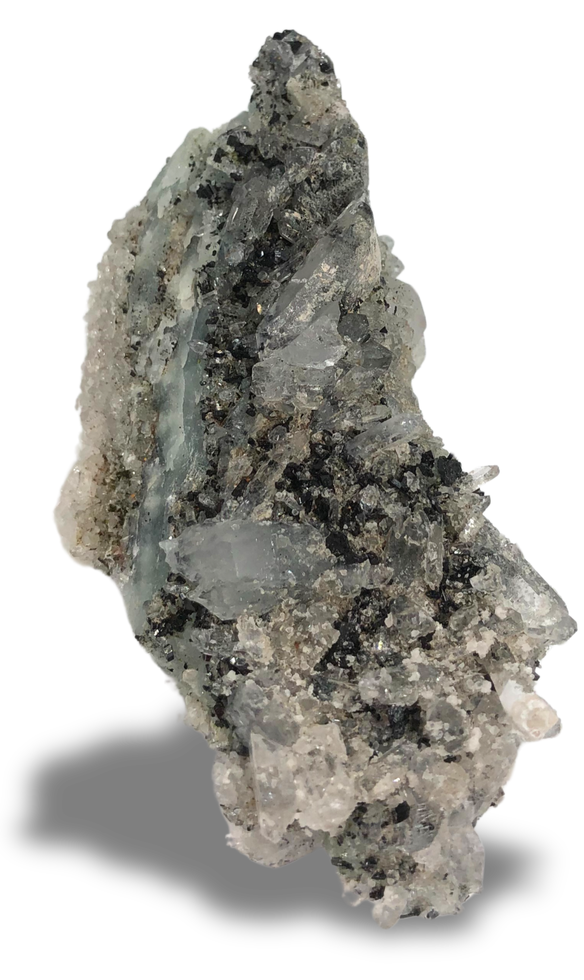 Quartz, Prehnite, Babingtonite $85.00