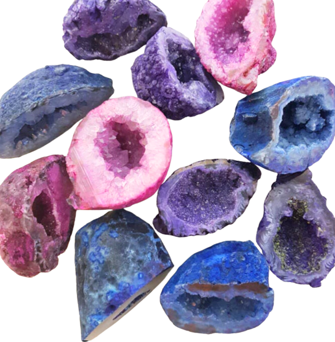 Dyed Agate Geode $8.00
