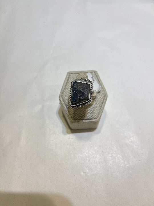 Labradorite Ring Size 9 "Framed Beauty"