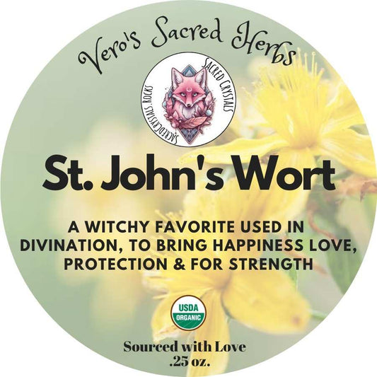 Herb Garden - Organic St. John's Wort .25oz