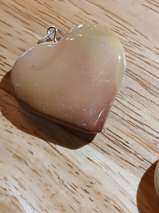 Mookaite Heart Pendant