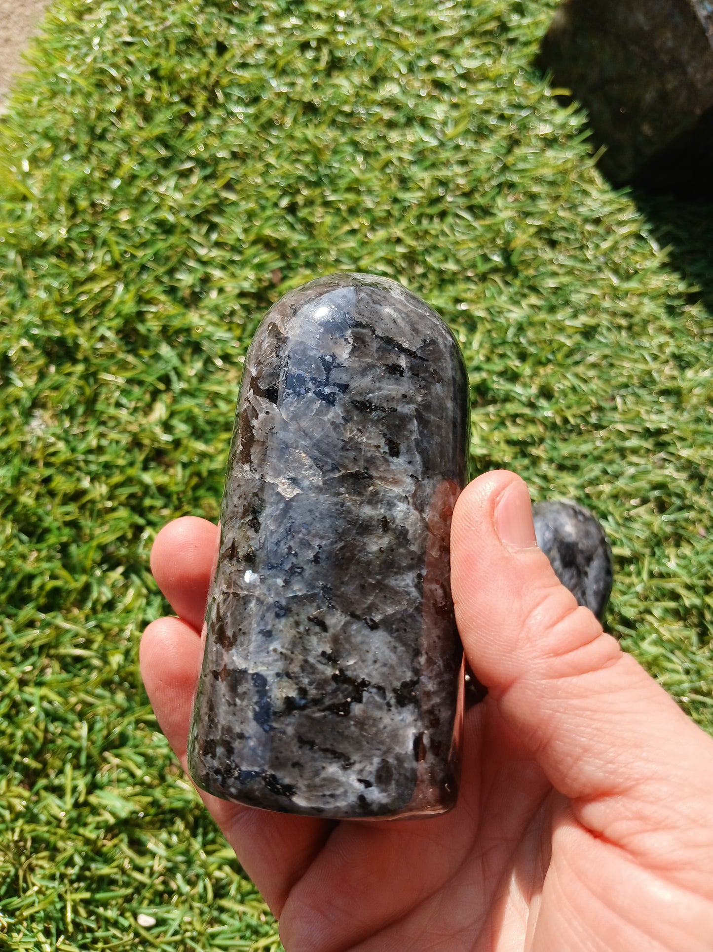 Boulder de forme libre de larvikite