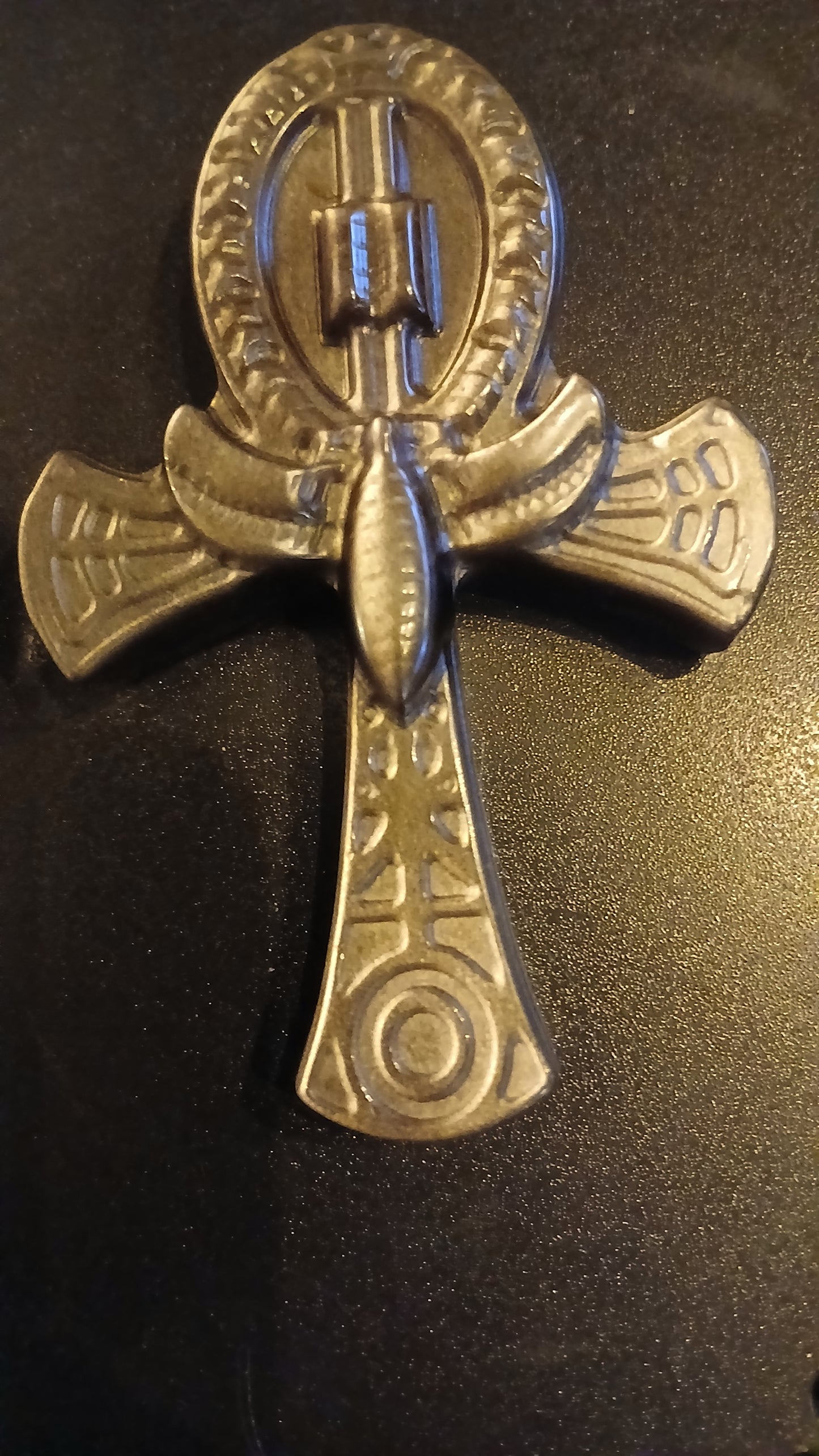 Sheen Obsidian Ankh