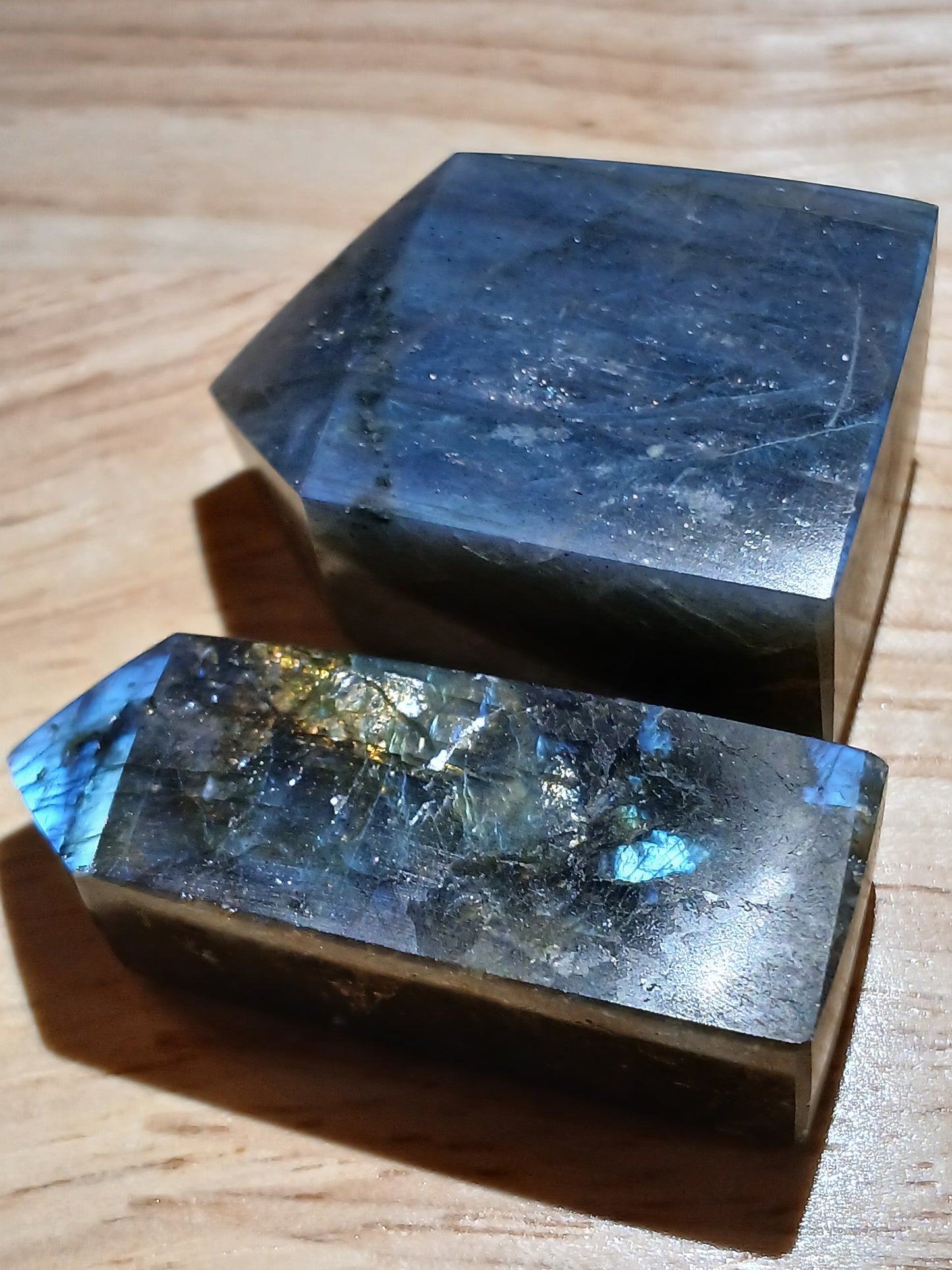 High Flash Labradorite Mini Towers