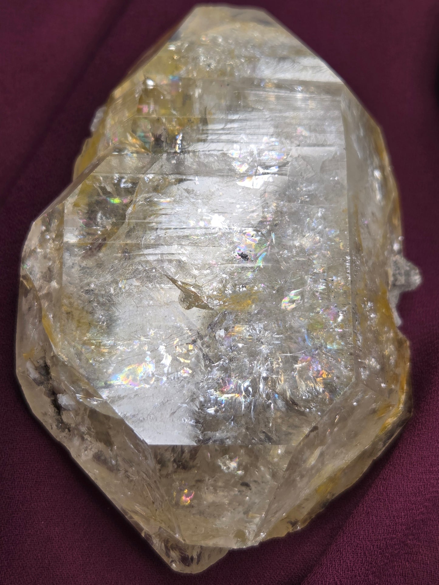 Herkimer Diamond with Golden Healer