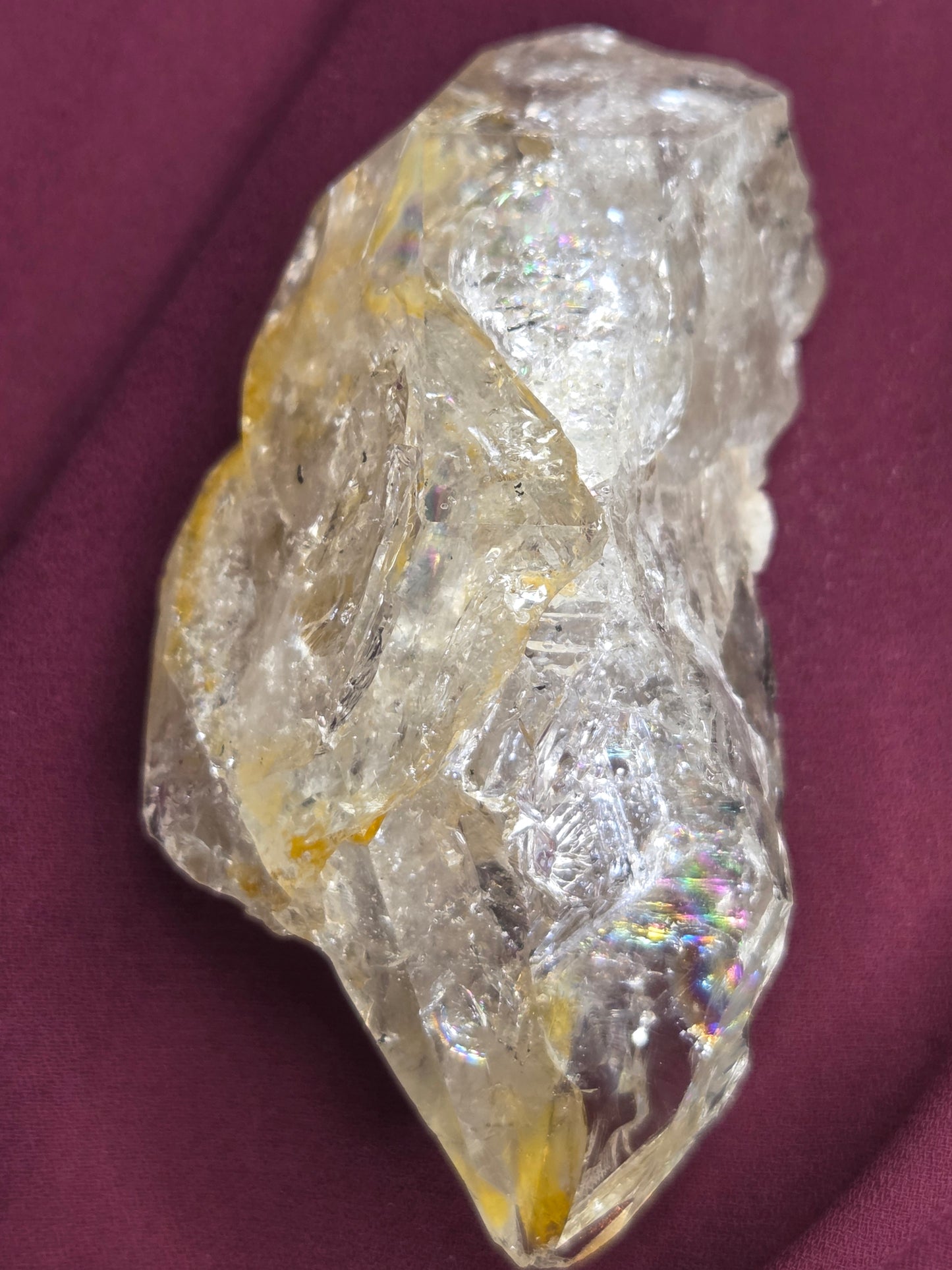 Herkimer Diamond with Golden Healer
