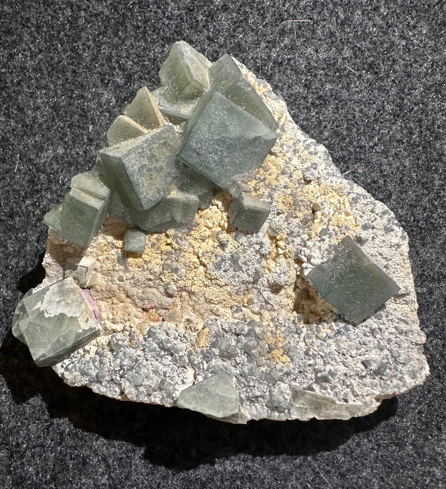 Dark Blue UV-Reactive Fluorite Specimen