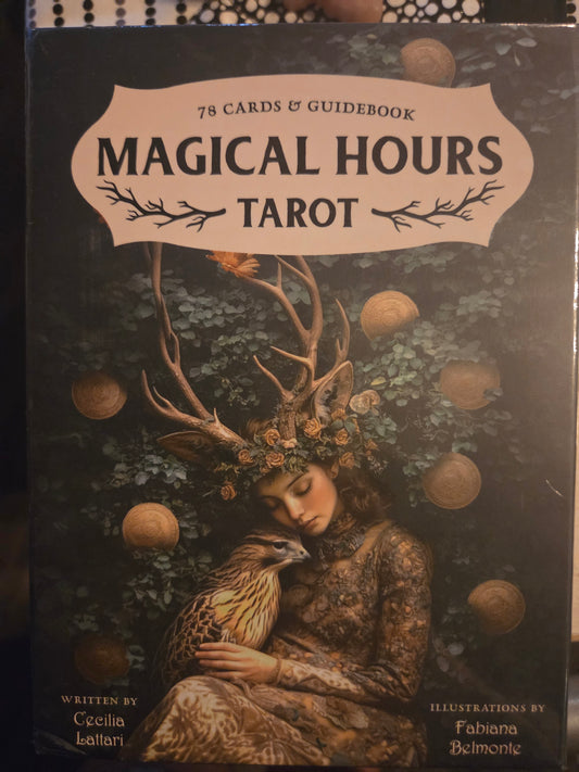 Magical Hours Tarot – 78-Card Deck with Full-Color Guidebook ✨🌙☀️