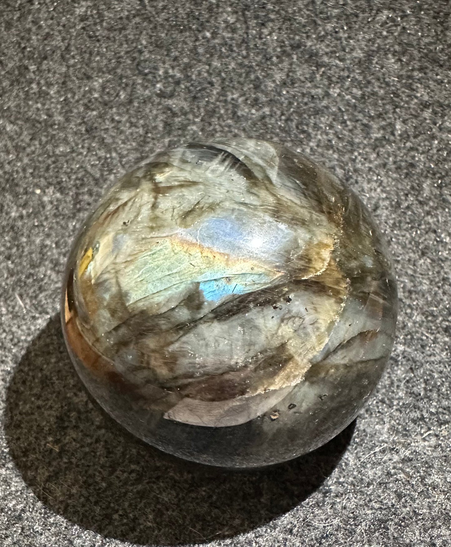 High Flash Labradorite Sphere