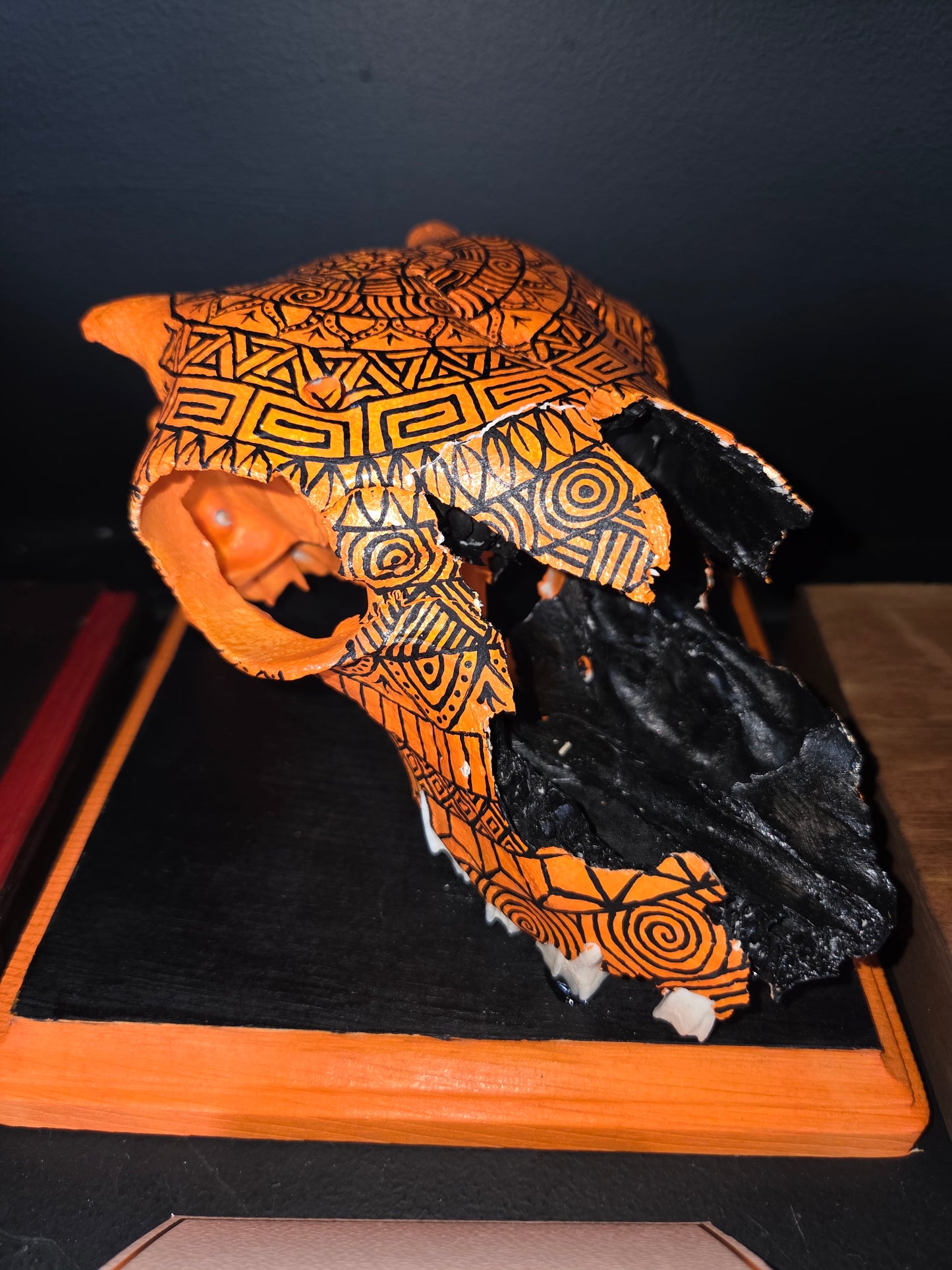 Shamanic Skull & Bone Art – Hand-Painted Guardians by Allyson Reed