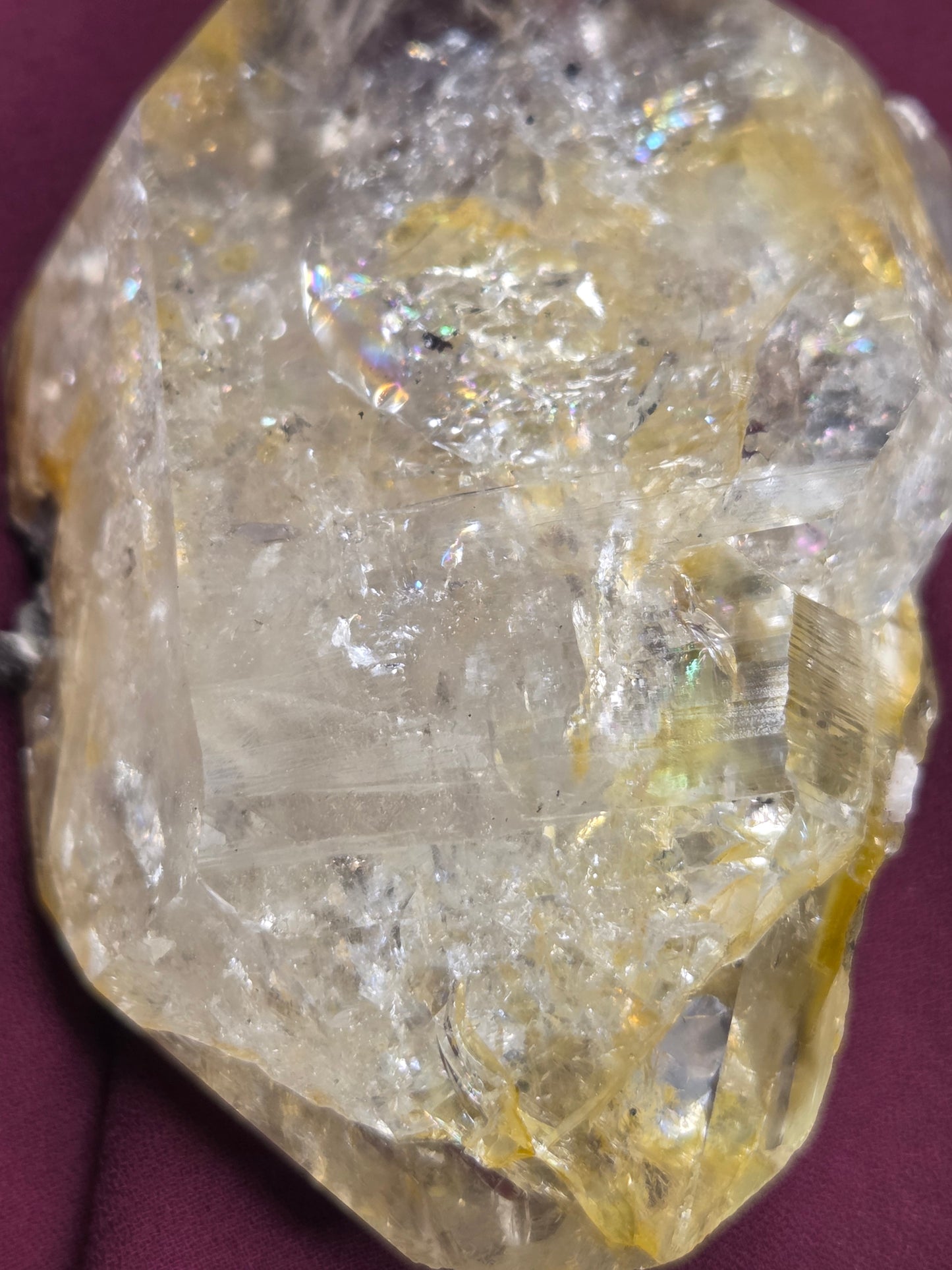 Herkimer Diamond with Golden Healer