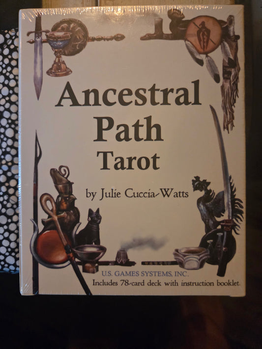 Ancestral Path Tarot – Borderless 78-Card Deck with Guidebook