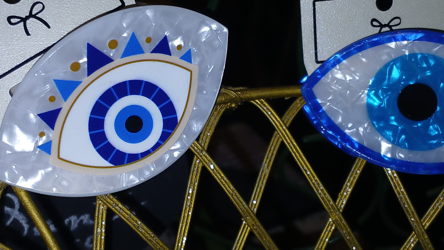 Evil Eye Hair Clip