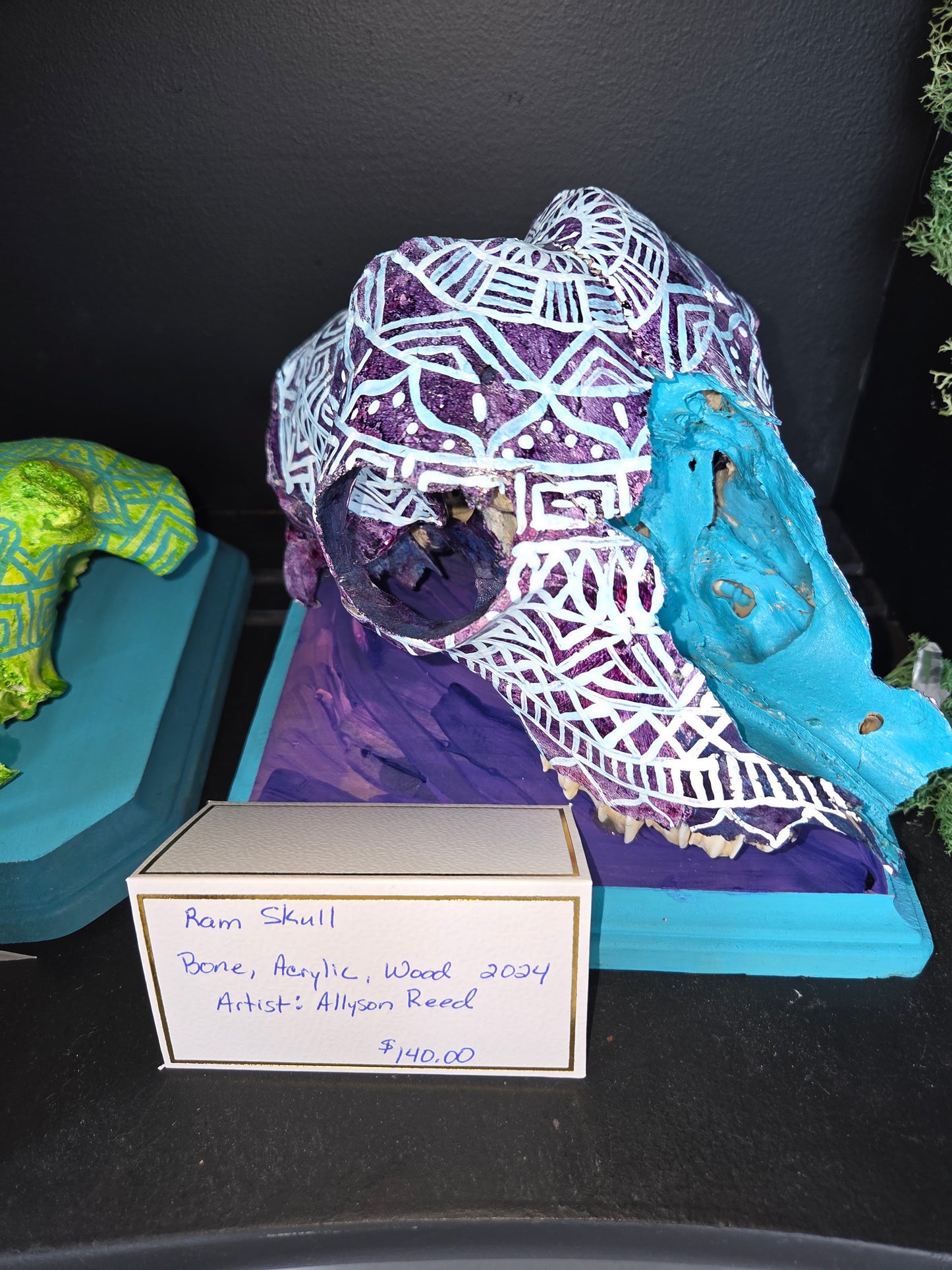 Shamanic Skull & Bone Art – Hand-Painted Guardians by Allyson Reed