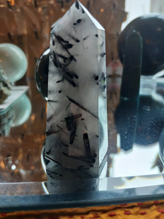 Rutilated Quartz Tower