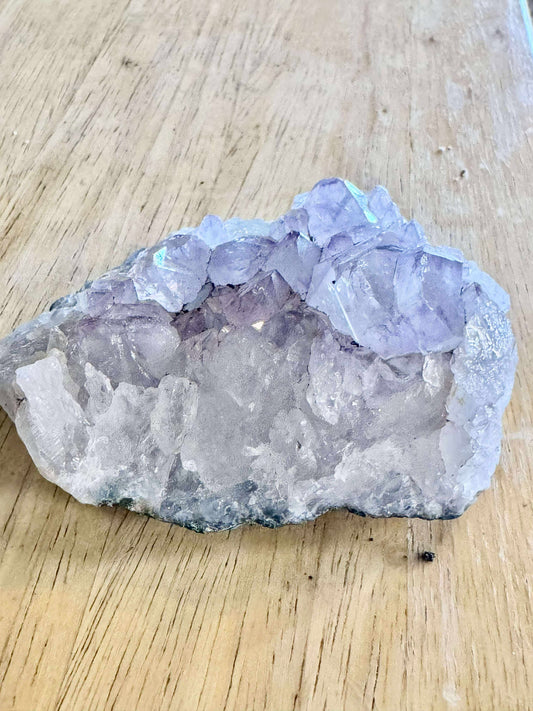 Brazilian Amethyst with Limonite & Quartzite