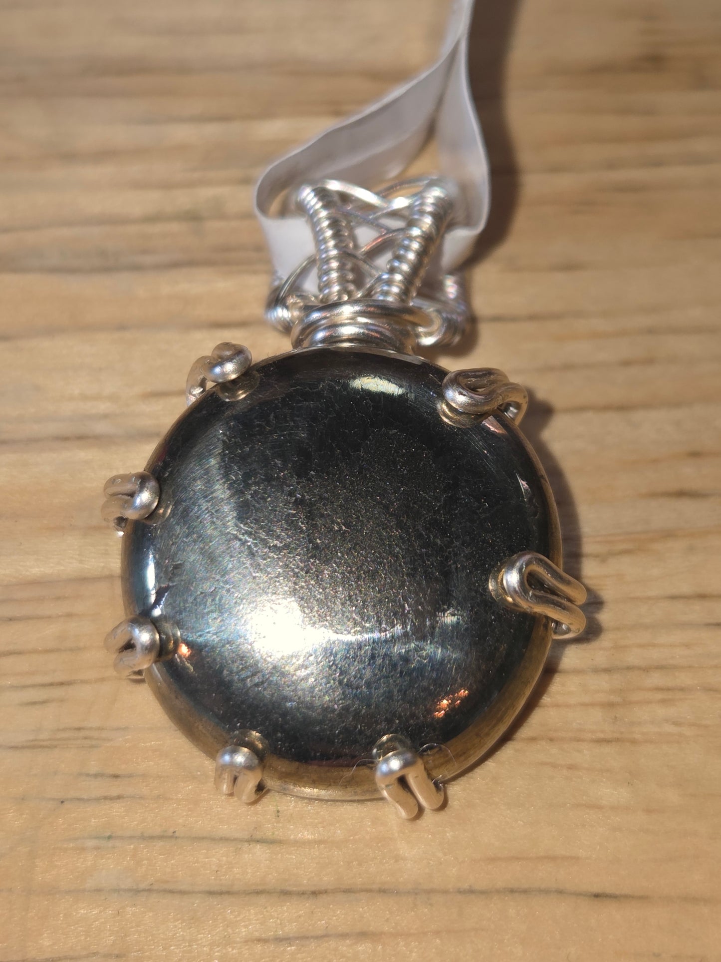 Moonlight Moth Wrapped Pendants