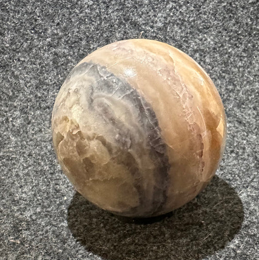 Calcite & Fluorite Sphere