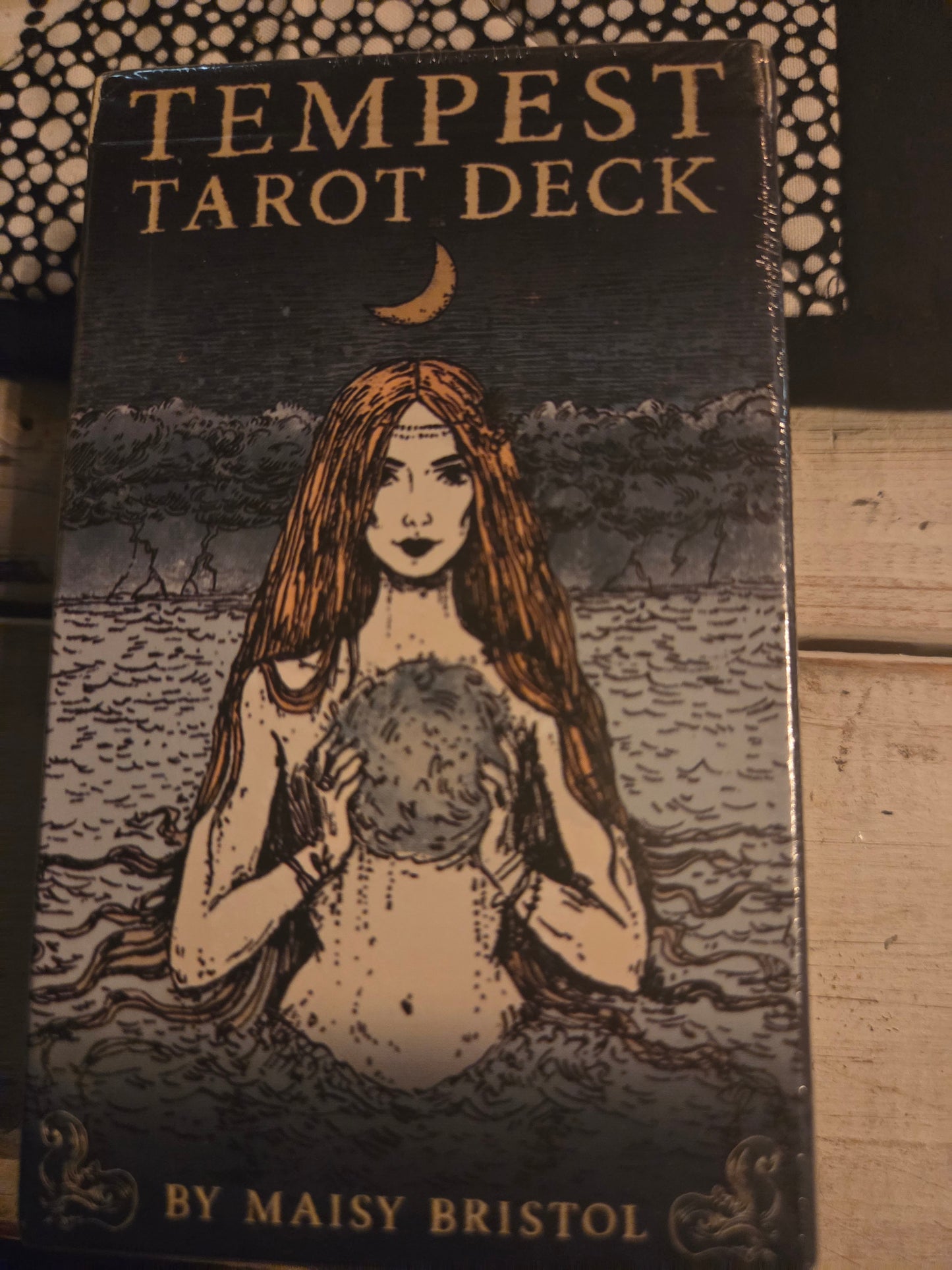 Tempest Tarot – Ocean-Inspired 78-Card Deck with Guidebook 🌊⚓🐚