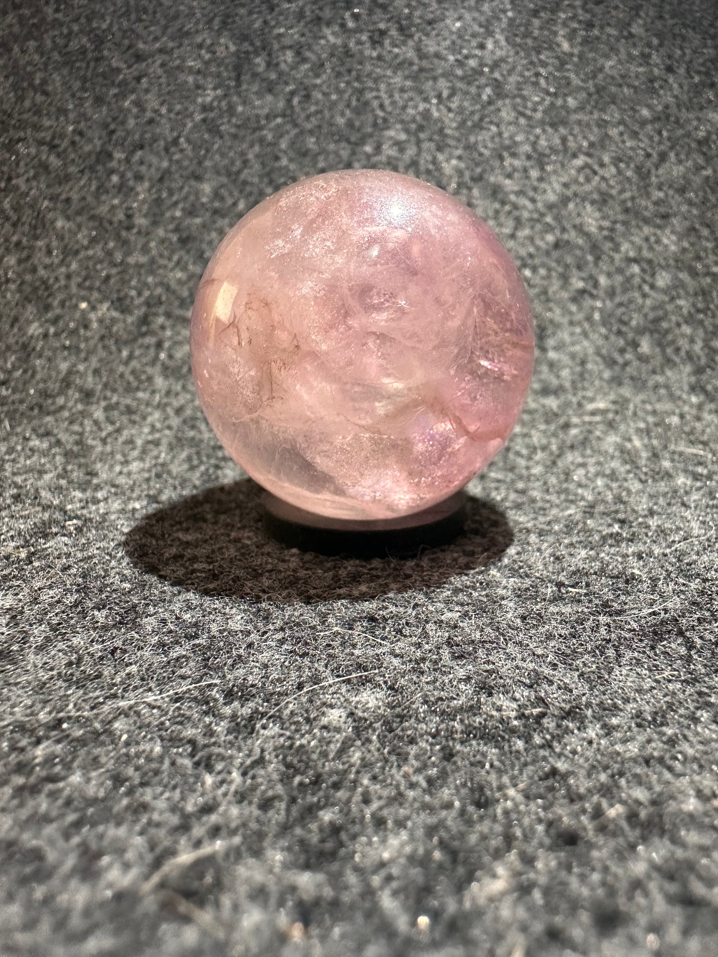 High-Grade Purple Fluorite Sphere