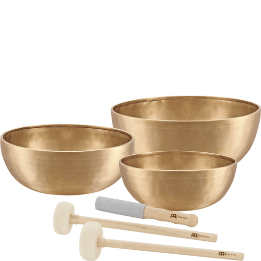 Energy Therapy Metal Singing Bowls Large Set (9", 10.2", 11.4")