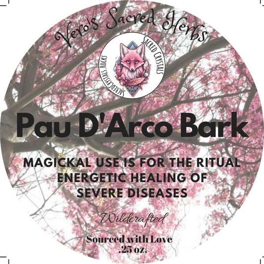Herb Garden - Wildcrafted Pau D'Arco .25