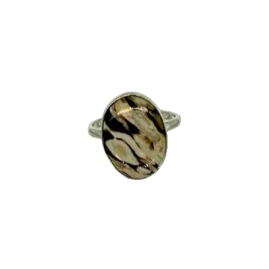 Peanut Wood Jasper Ring