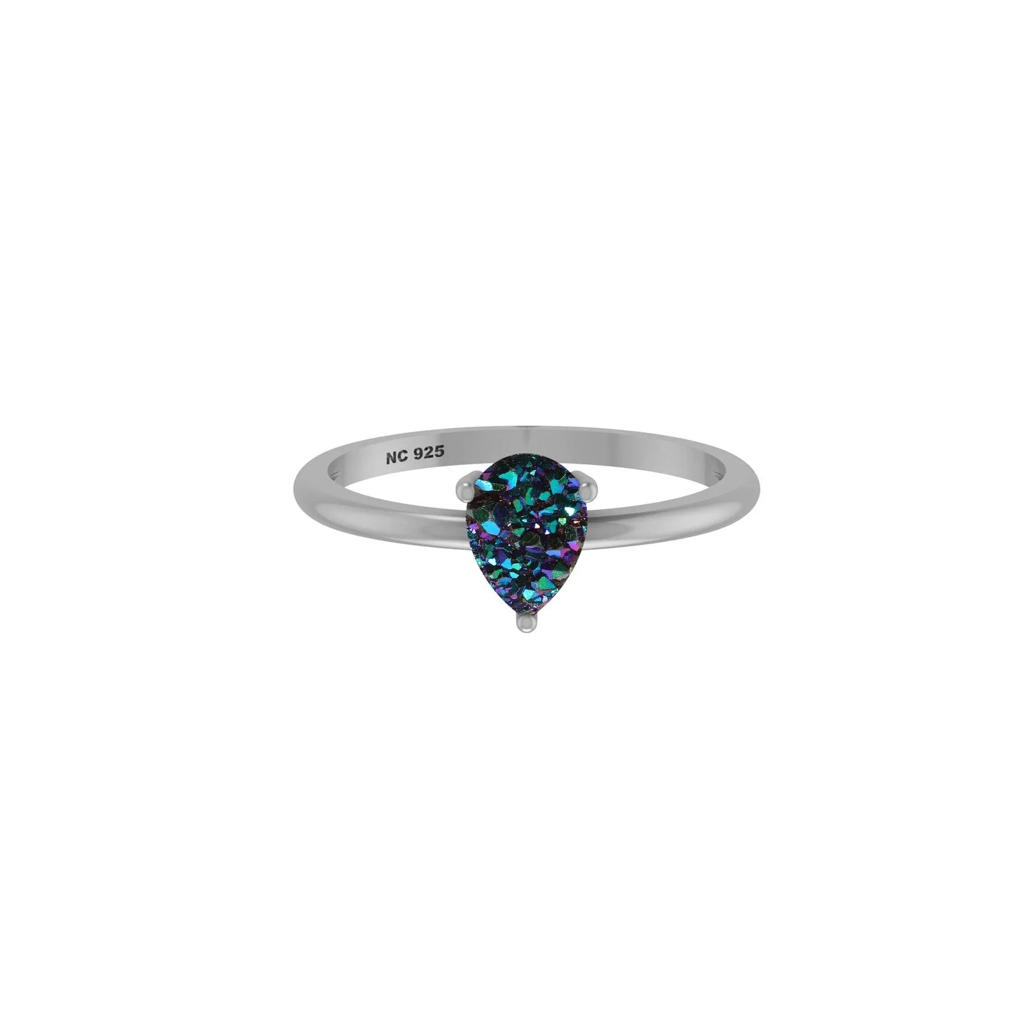 Titanium Druzy Ring $30.00