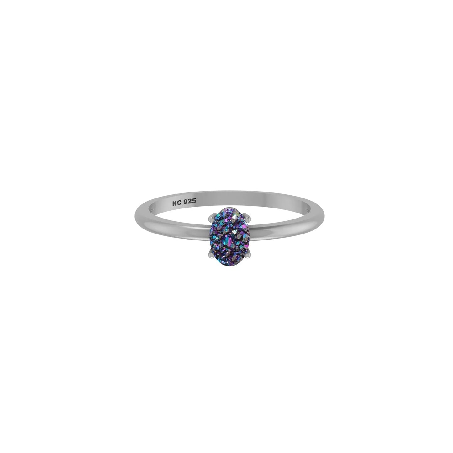 Titanium Druzy Ring $30.00