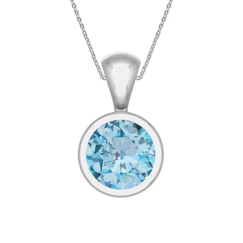 Blue Topaz Necklace
